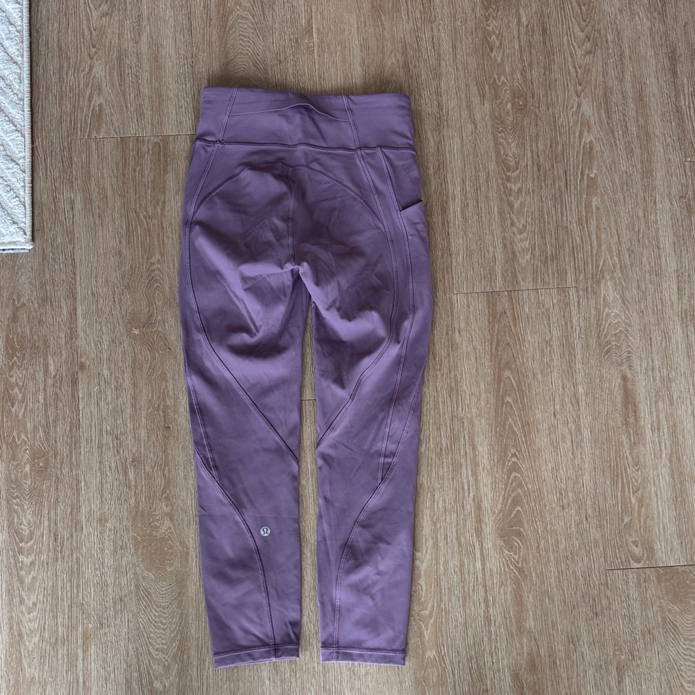 lululemon Purple Cropped Leggings